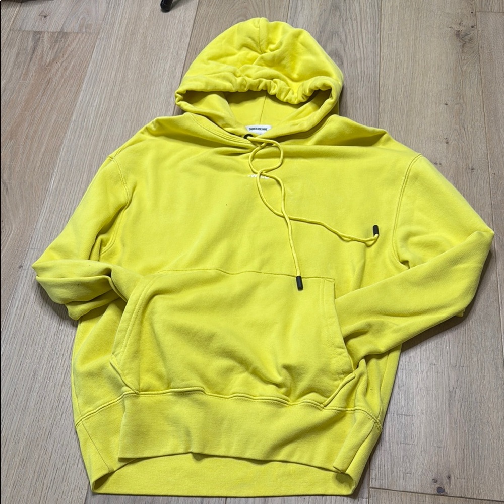 Zadig & Voltaire Yellow Sweater with Hood - Picture 1 of 12